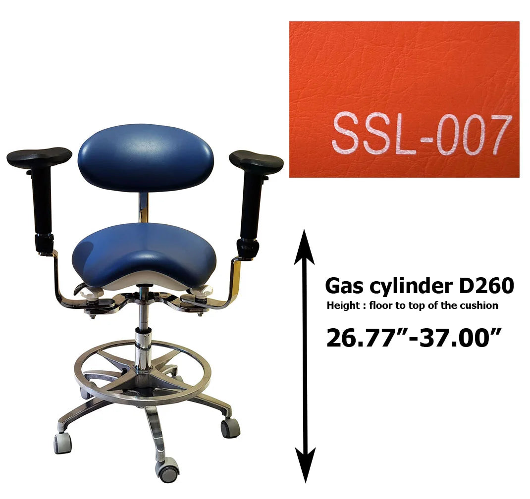 S1293 Ergonomic dental  saddle  chair  stool for dentist surgical examination