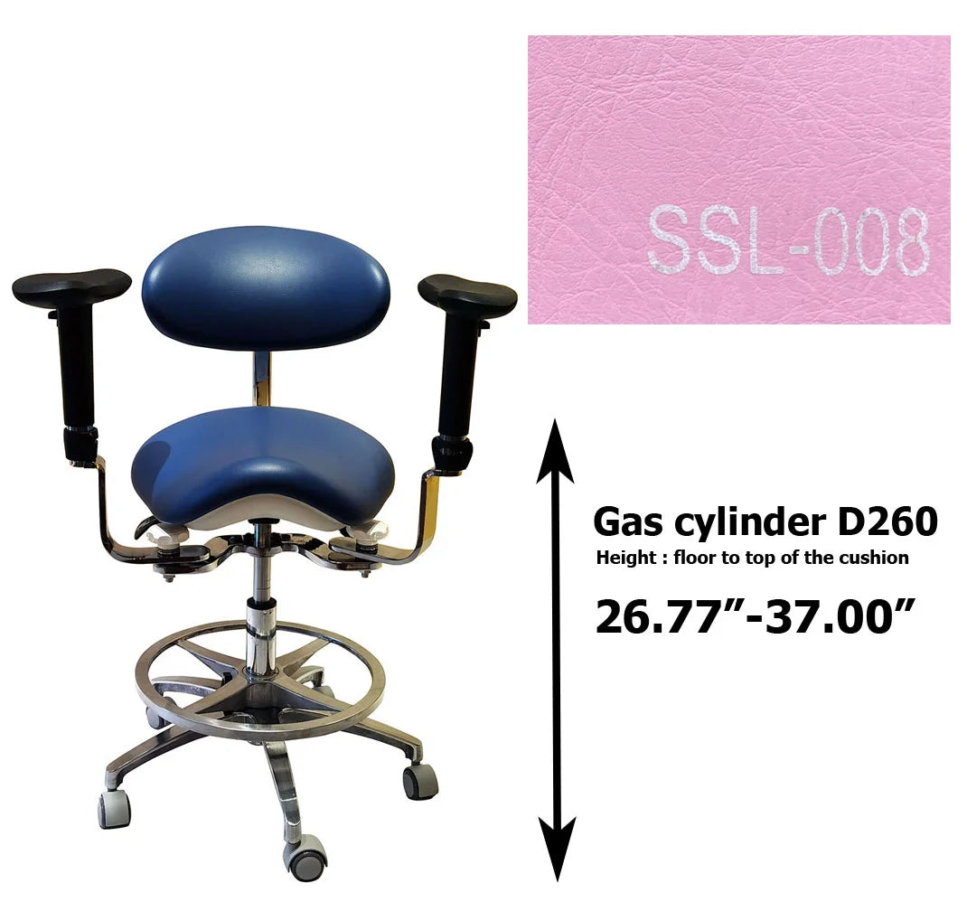 S1293 Ergonomic dental  saddle  chair  stool for dentist surgical examination