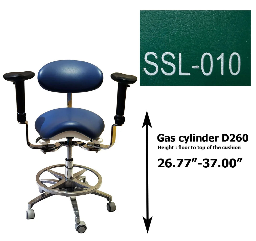 S1293 Ergonomic dental  saddle  chair  stool for dentist surgical examination