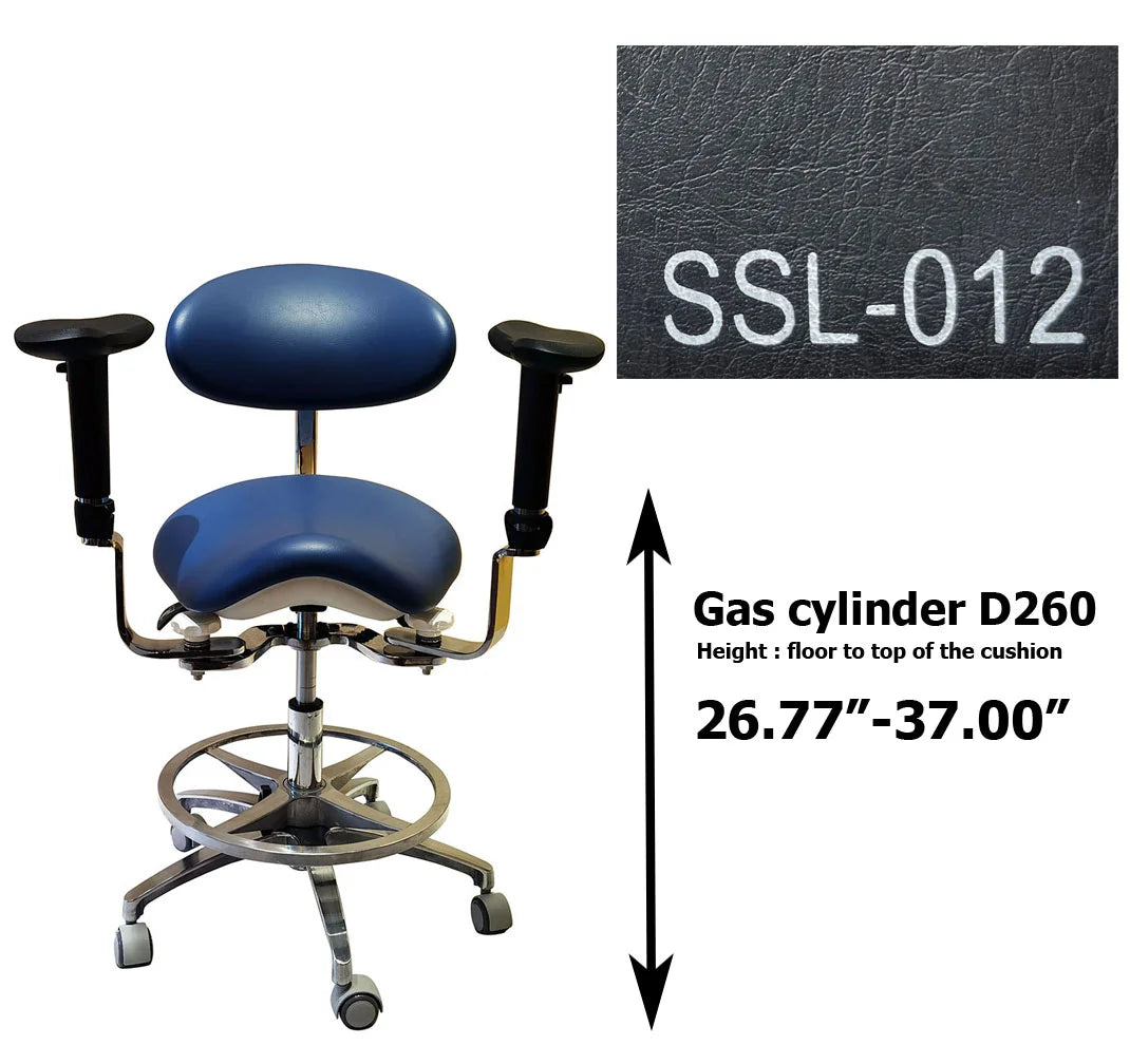 S1293 Ergonomic dental  saddle  chair  stool for dentist surgical examination
