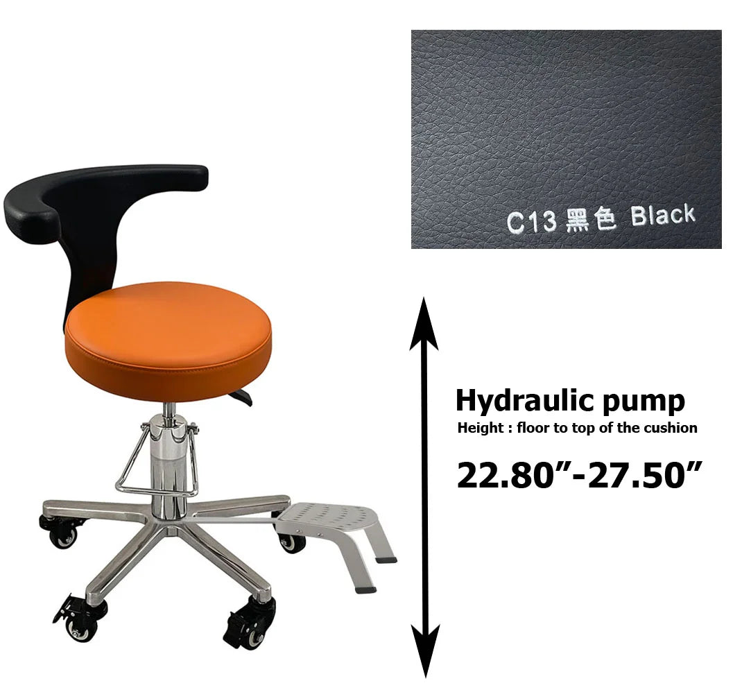LINCHARM SC1209 Hydraulic Surgeon Chair Stool Foot Operated