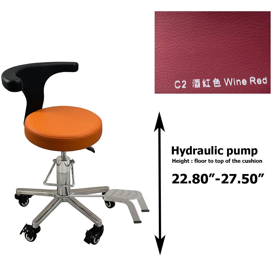 LINCHARM SC1209 Hydraulic Surgeon Chair Stool Foot Operated