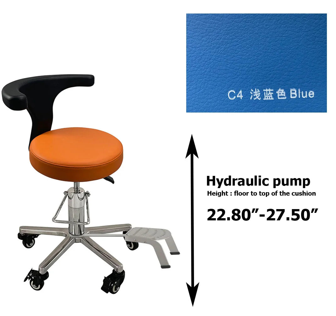 LINCHARM SC1209 Hydraulic Surgeon Chair Stool Foot Operated