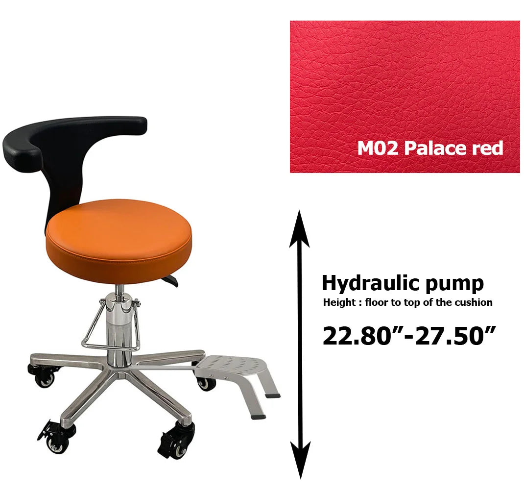 LINCHARM SC1209 Hydraulic Surgeon Chair Stool Foot Operated