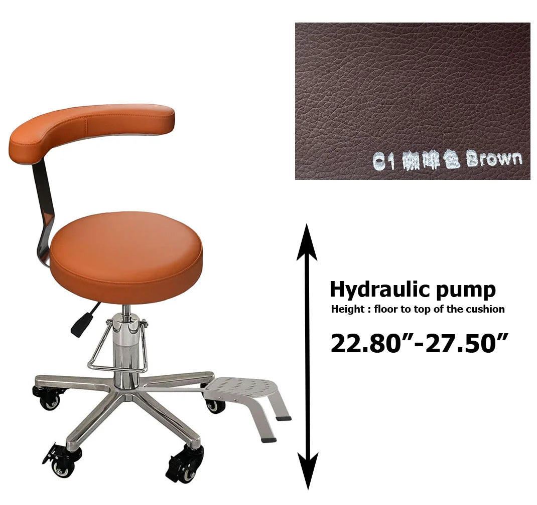 LINCHARM SC1261 Hydraulic Surgeon Chair Stool Foot Operated