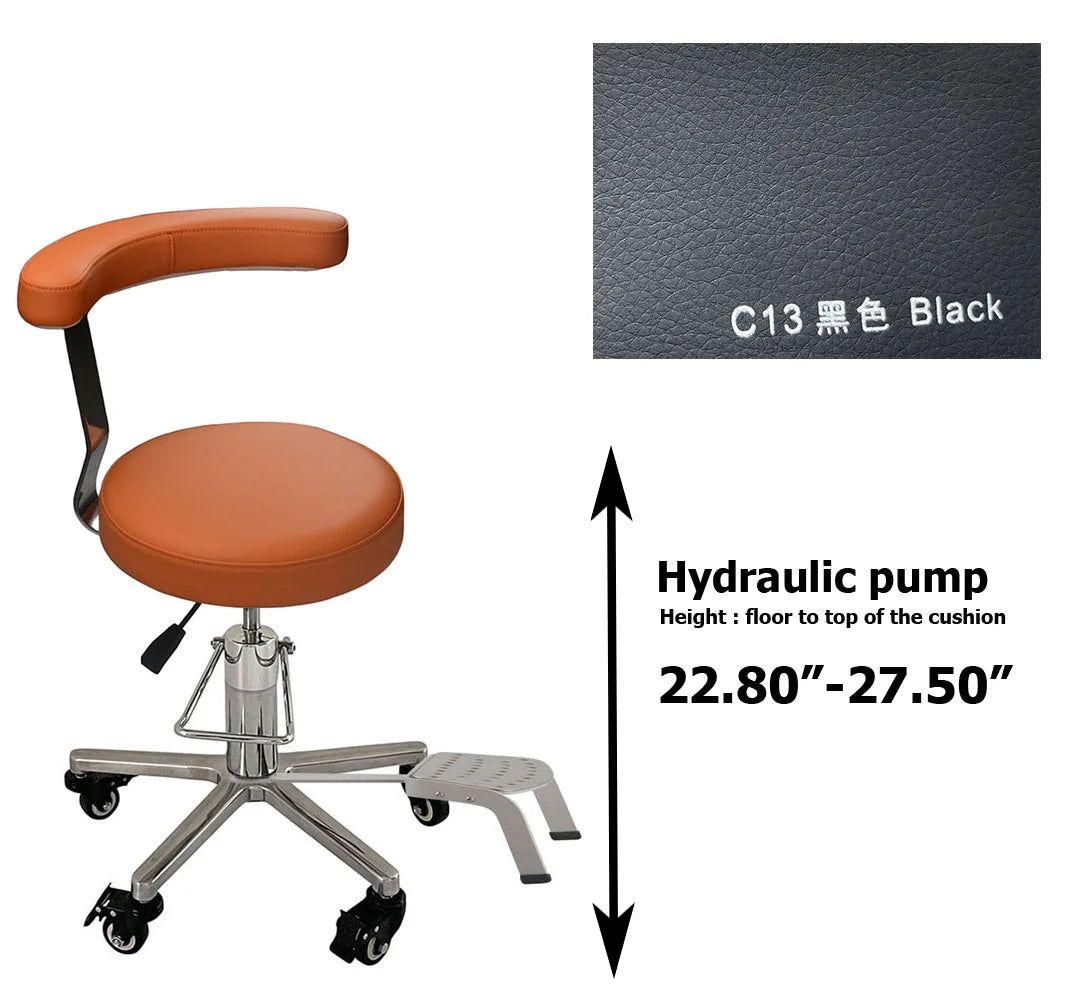 LINCHARM SC1261 Hydraulic Surgeon Chair Stool Foot Operated