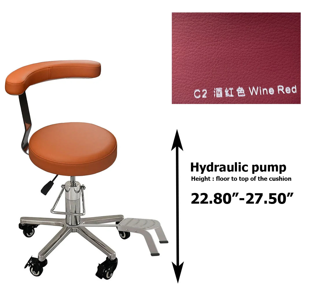 LINCHARM SC1261 Hydraulic Surgeon Chair Stool Foot Operated