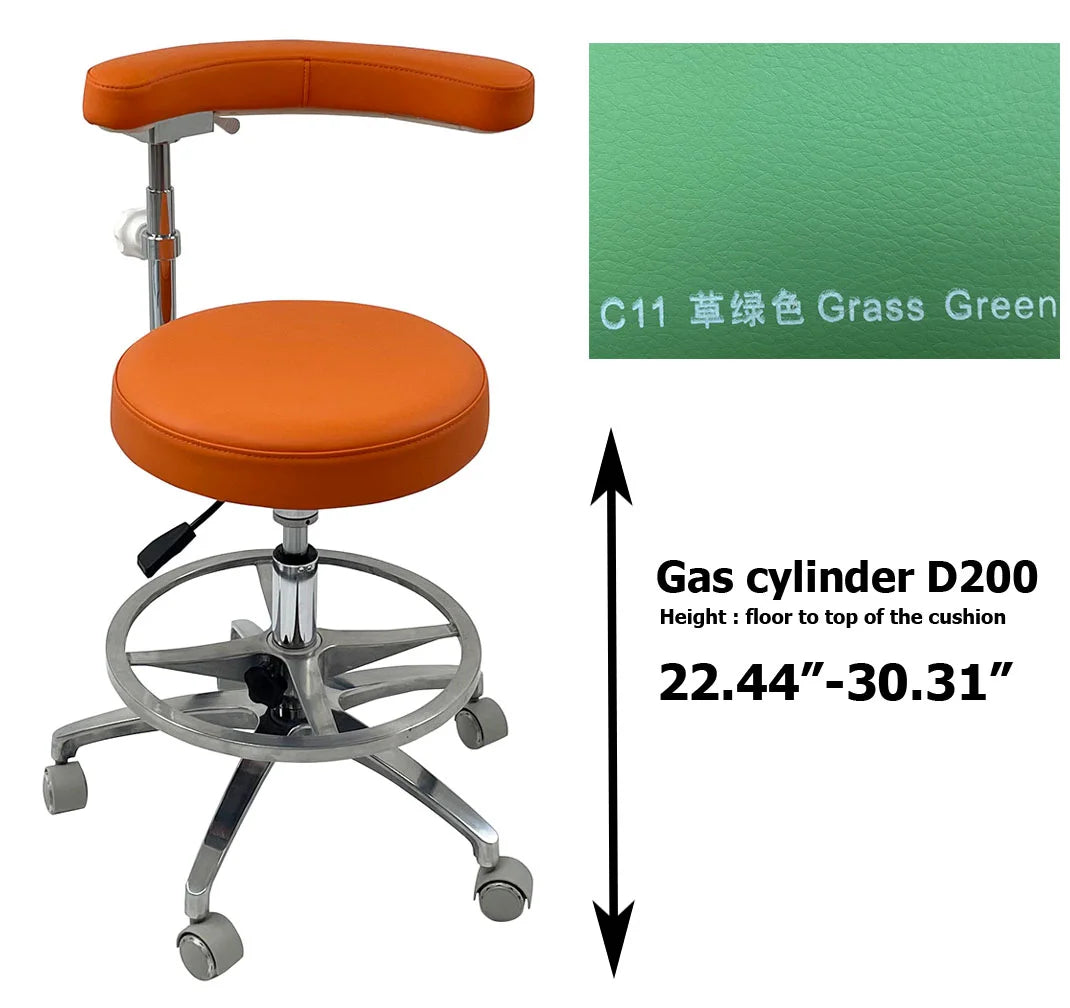 SC1263 Microfiber Dentist assistant chair dental stools