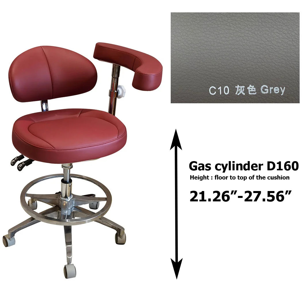 SC1268 microfiber leather Dental assistant chair  stool for dentist surgical examination