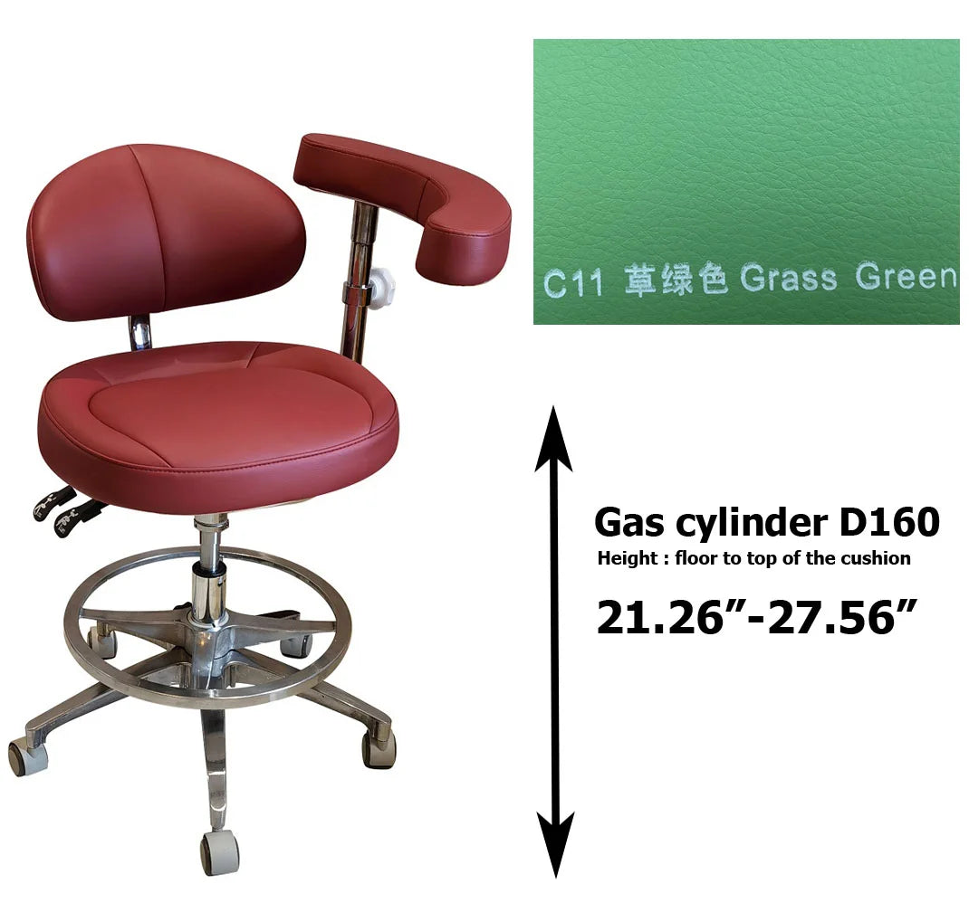 SC1268 microfiber leather Dental assistant chair  stool for dentist surgical examination