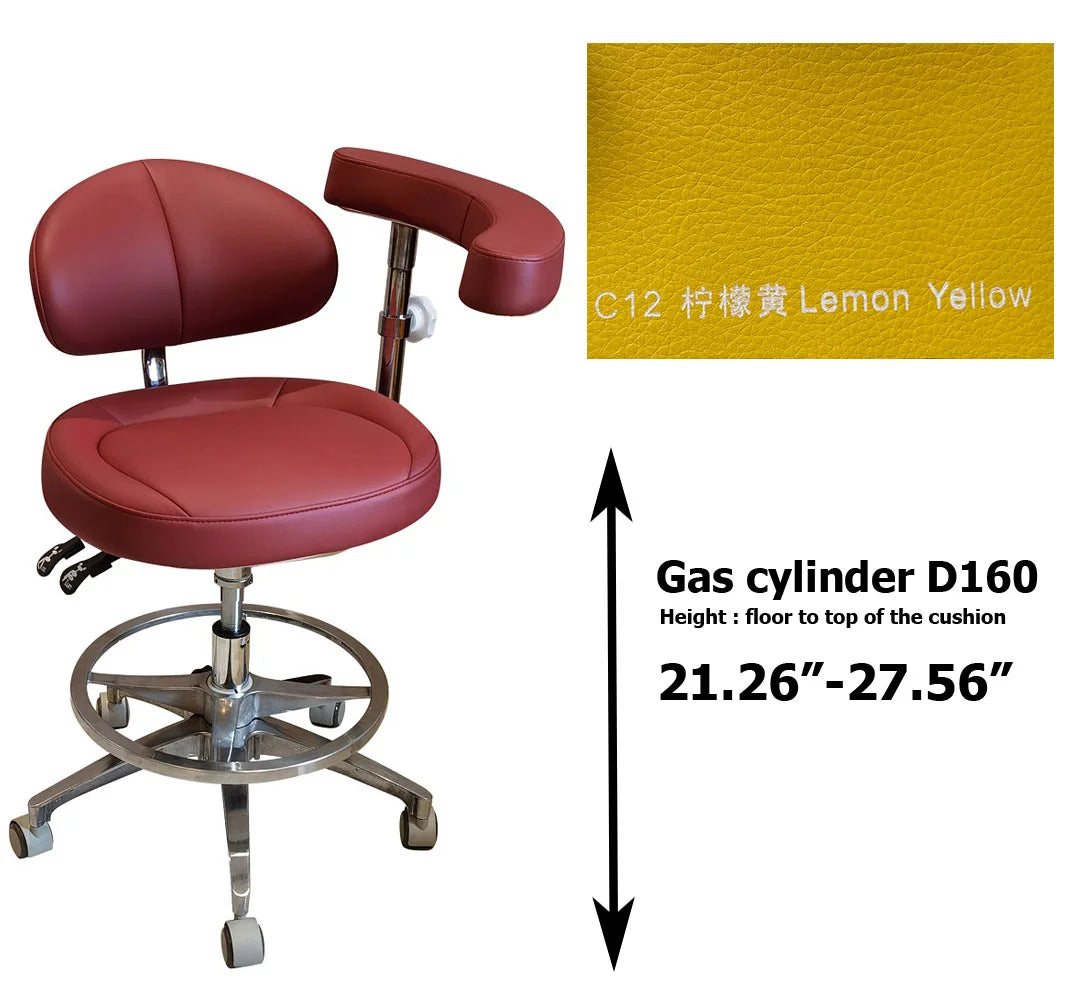 SC1268 microfiber leather Dental assistant chair  stool for dentist surgical examination