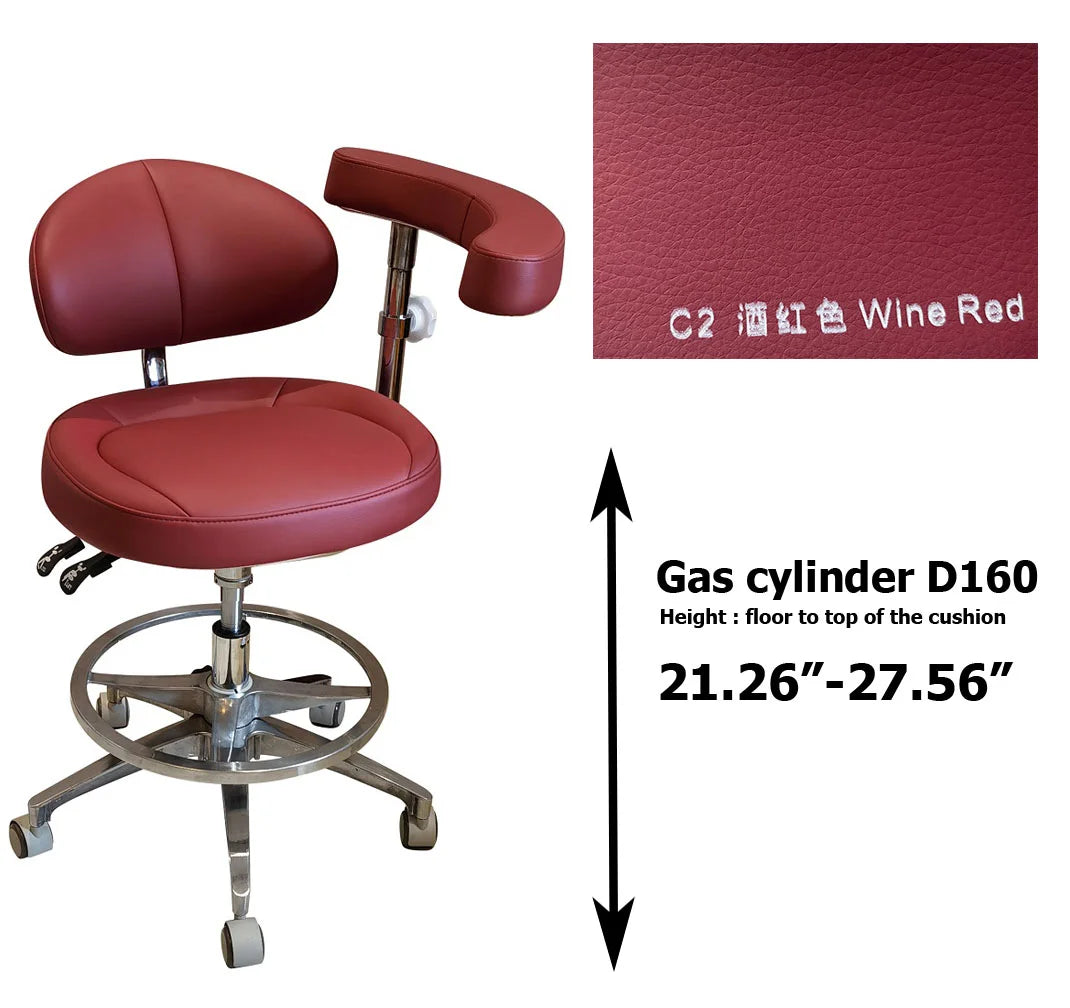SC1268 microfiber leather Dental assistant chair  stool for dentist surgical examination