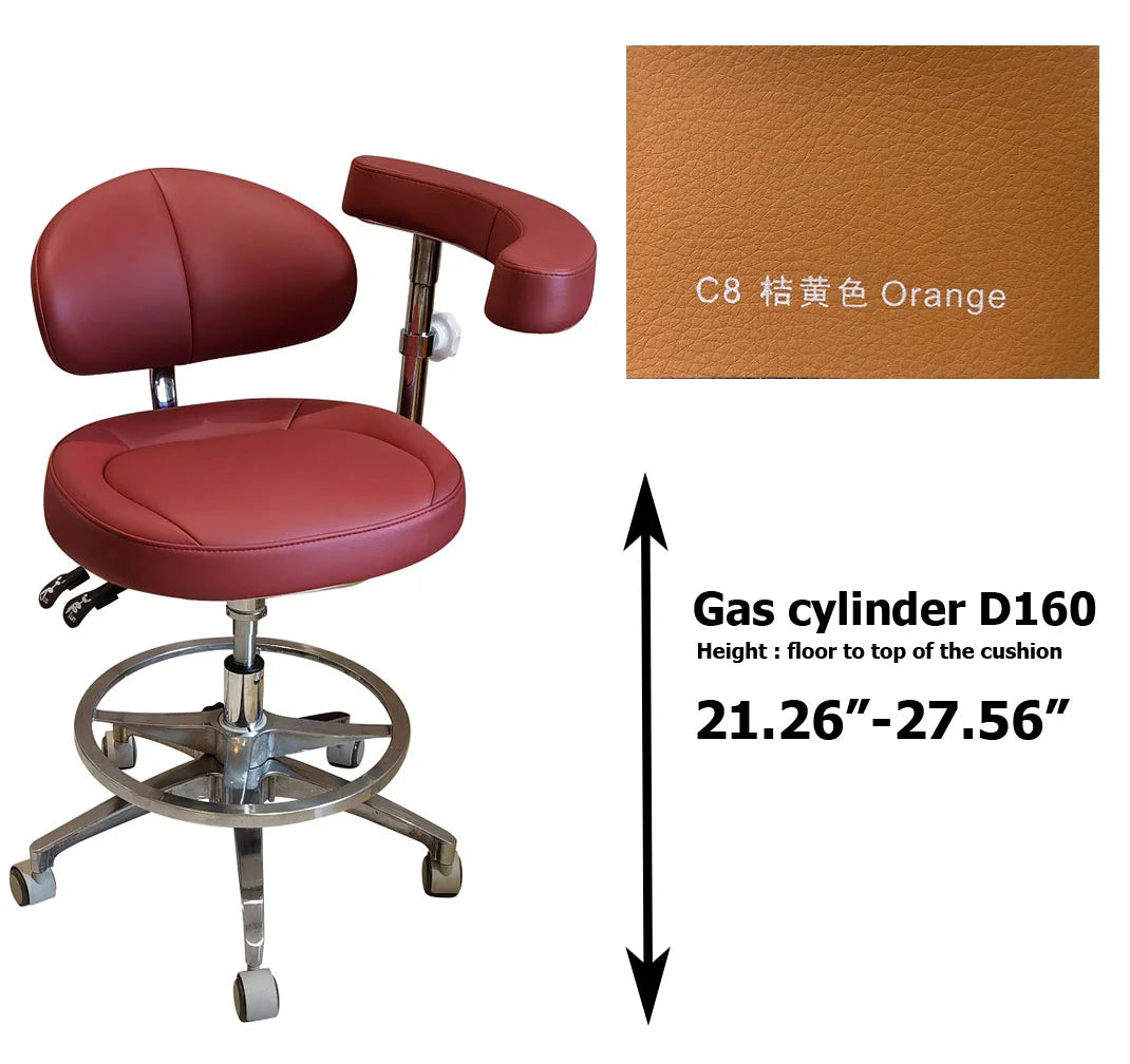 SC1268 microfiber leather Dental assistant chair  stool for dentist surgical examination