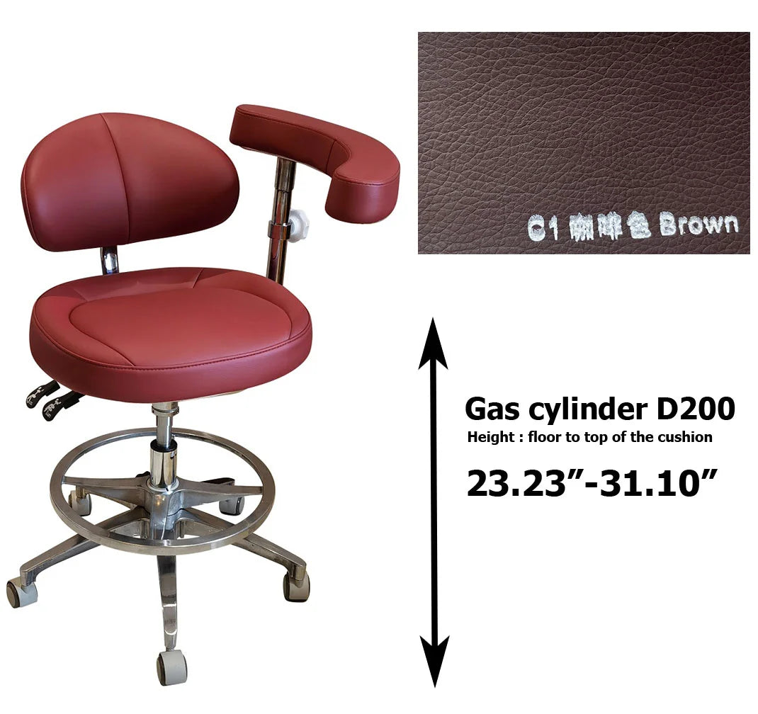 SC1268 microfiber leather Dental assistant chair  stool for dentist surgical examination
