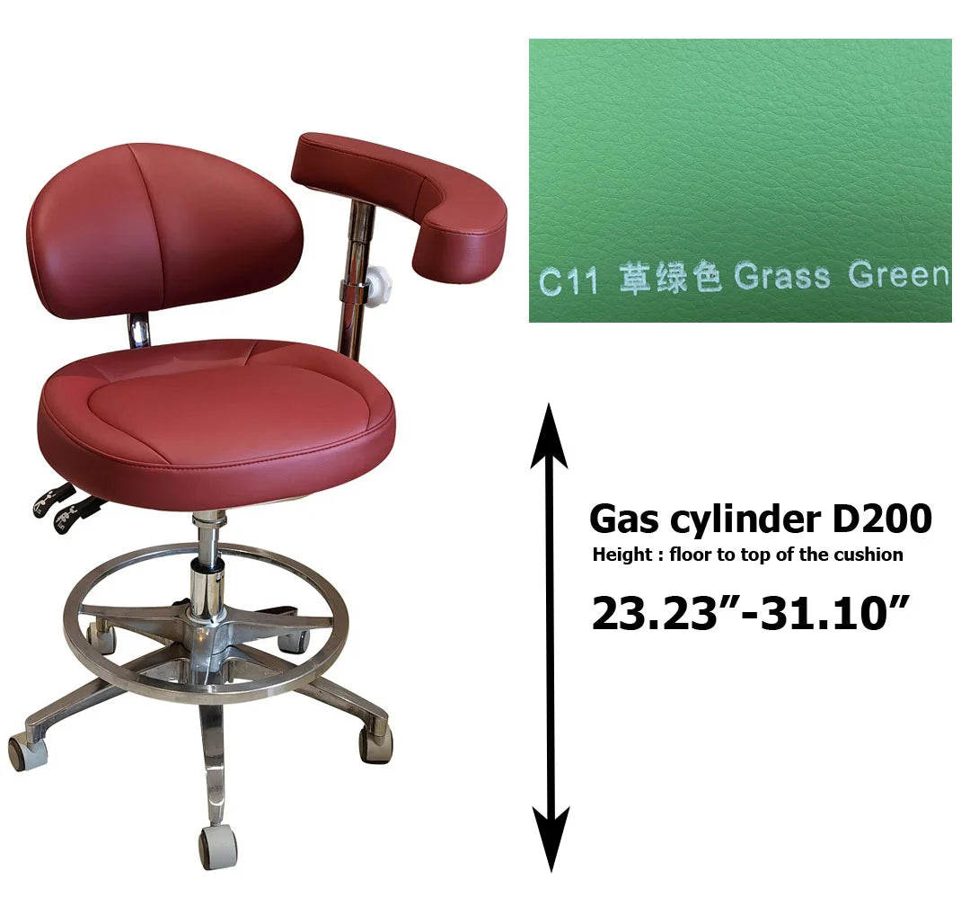 SC1268 microfiber leather Dental assistant chair  stool for dentist surgical examination
