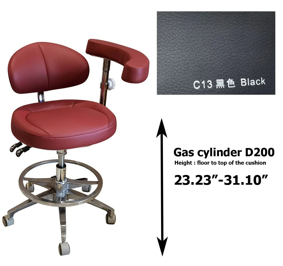 SC1268 microfiber leather Dental assistant chair  stool for dentist surgical examination