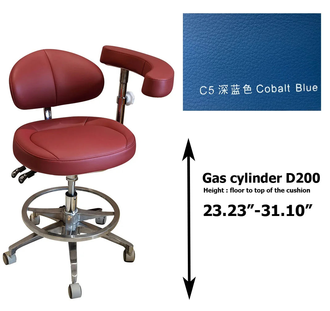 SC1268 microfiber leather Dental assistant chair  stool for dentist surgical examination