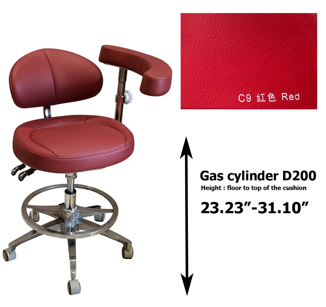 SC1268 microfiber leather Dental assistant chair  stool for dentist surgical examination
