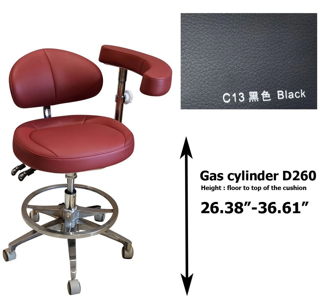 SC1268 microfiber leather Dental assistant chair  stool for dentist surgical examination