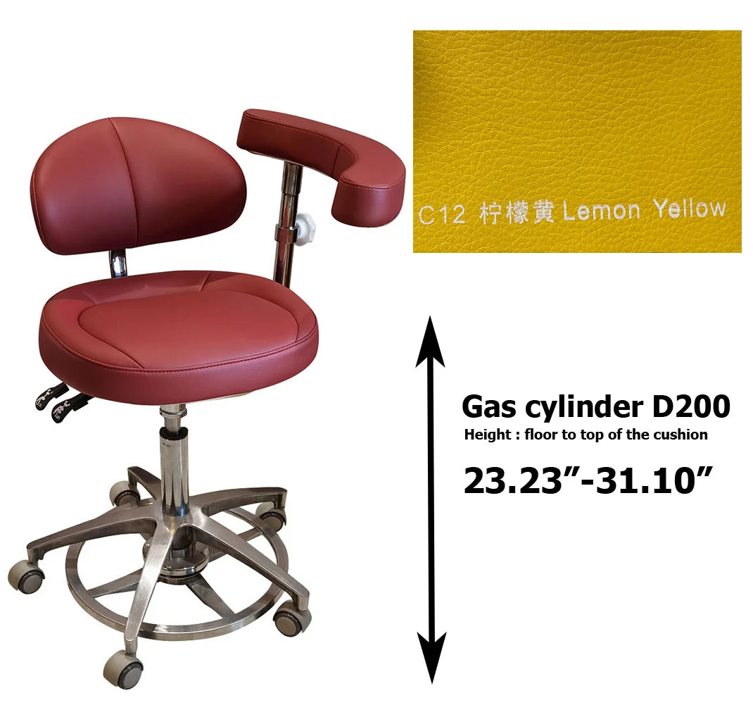 SC1268 microfiber leather Dental assistant chair  stool for dentist surgical examination