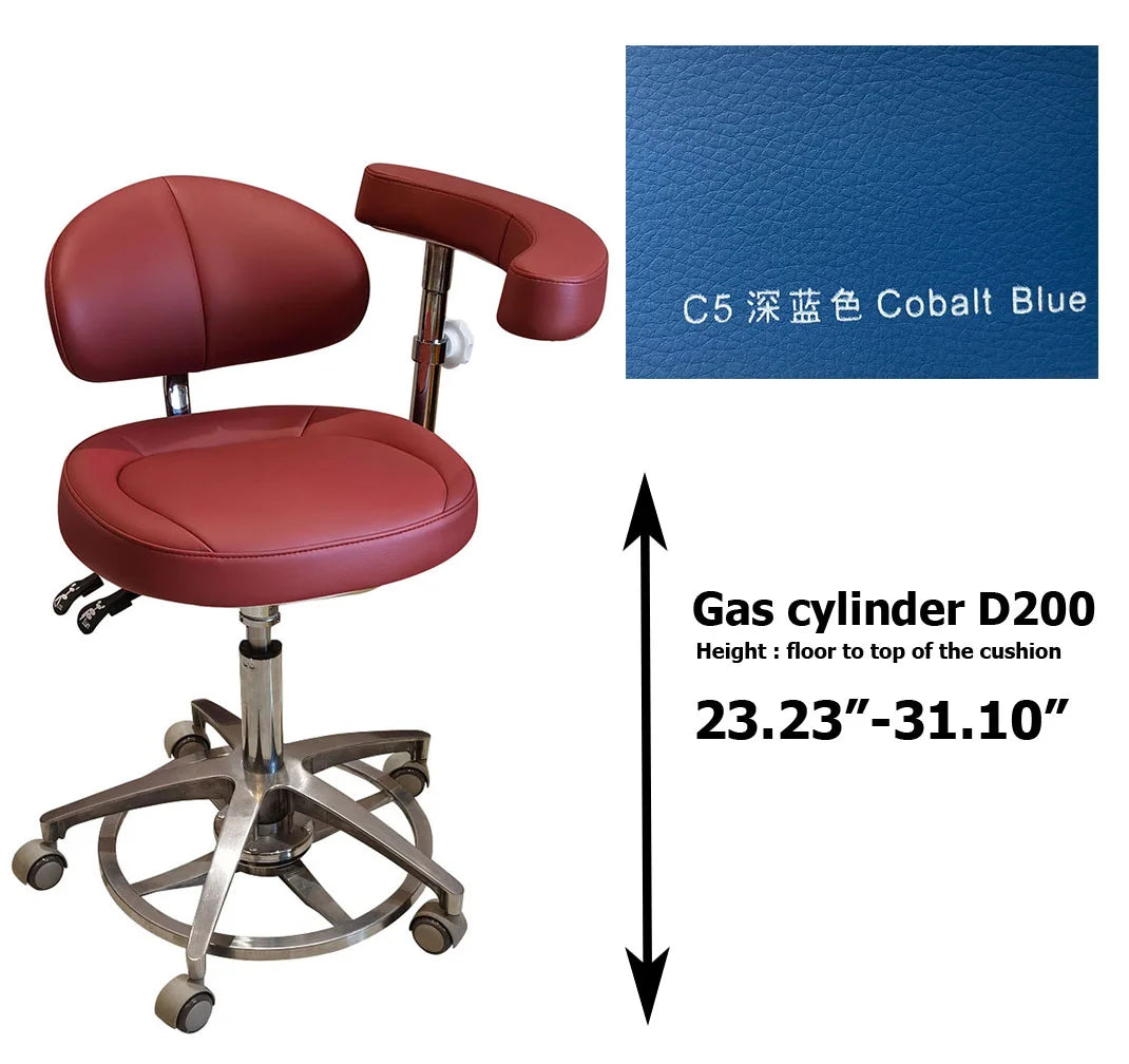 SC1268 microfiber leather Dental assistant chair  stool for dentist surgical examination