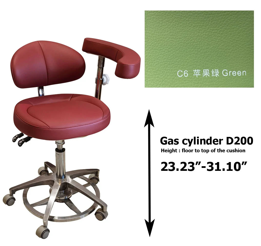 SC1268 microfiber leather Dental assistant chair  stool for dentist surgical examination