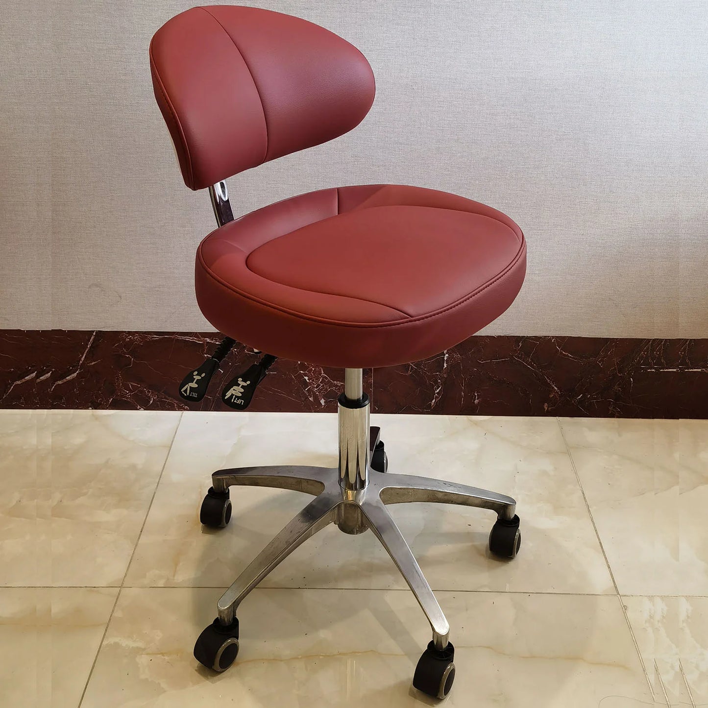 SC1280 Microfiber Dentist chair dental stools