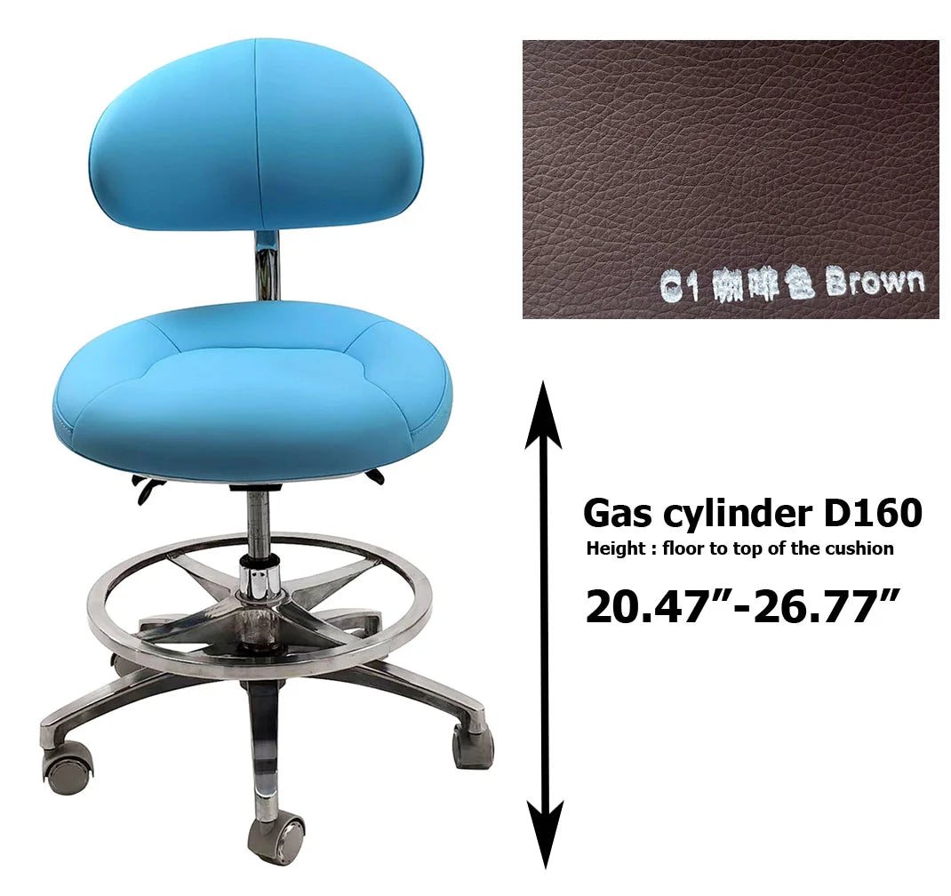 SC1280 Microfiber Dentist chair dental stools