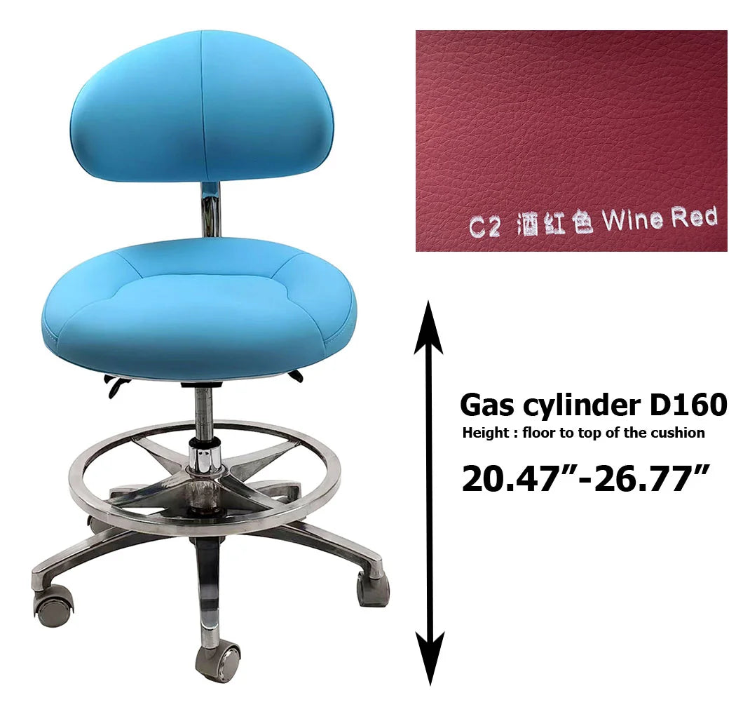 SC1280 Microfiber Dentist chair dental stools