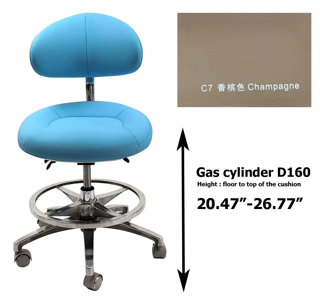 SC1280 Microfiber Dentist chair dental stools