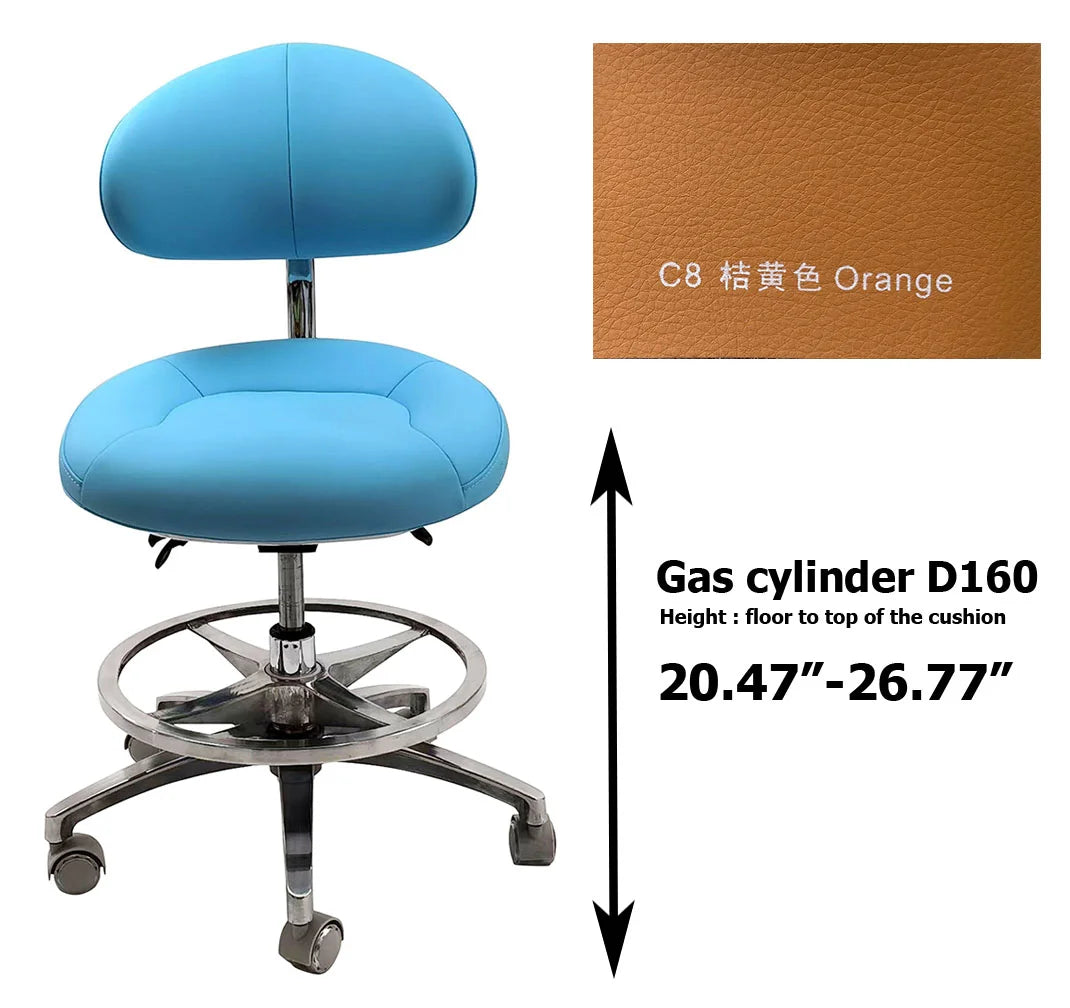 SC1280 Microfiber Dentist chair dental stools