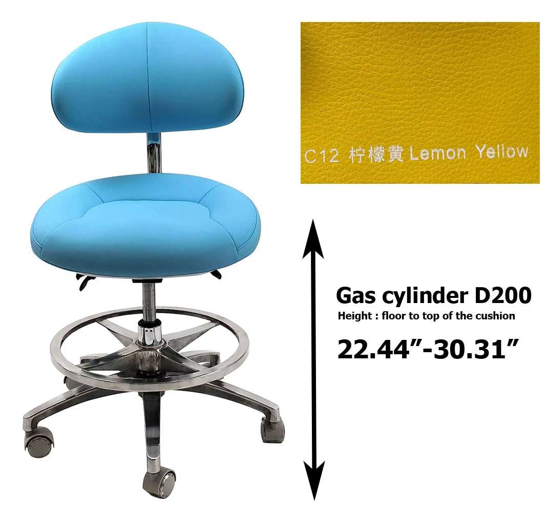 SC1280 Microfiber Dentist chair dental stools