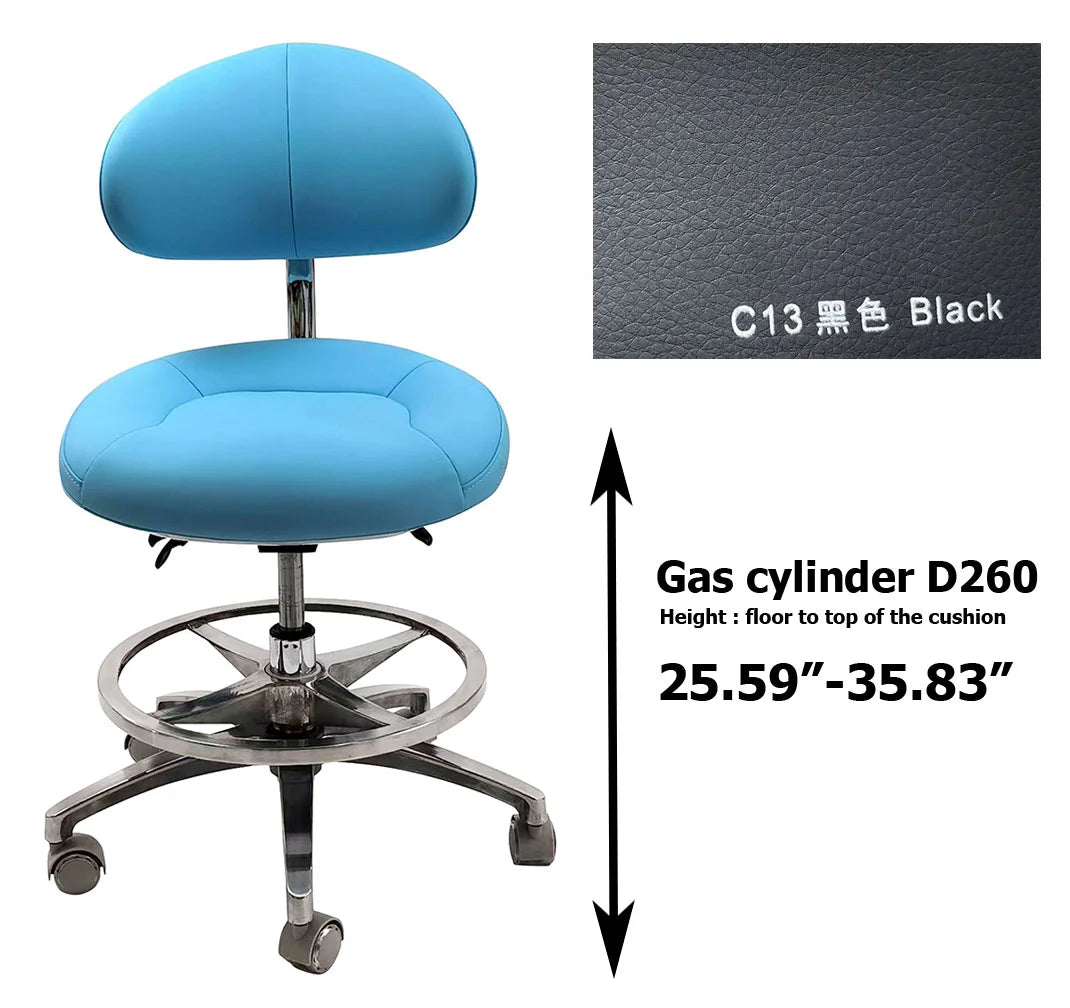 SC1280 Microfiber Dentist chair dental stools