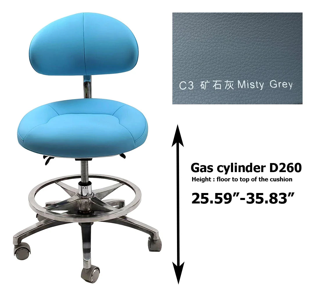 SC1280 Microfiber Dentist chair dental stools