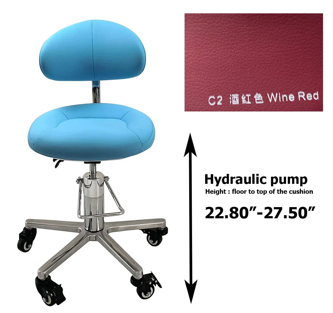 LINCHARM SC1280 Hydraulic Surgeon Chair Stool Foot Operated