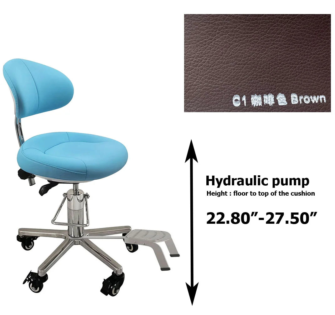 LINCHARM SC1280 Hydraulic Surgeon Chair Stool Foot Operated