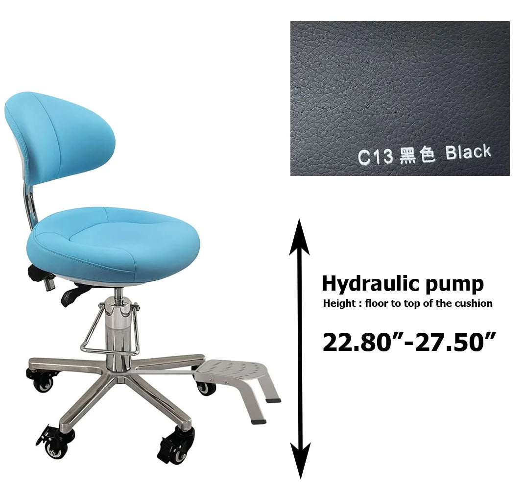 LINCHARM SC1280 Hydraulic Surgeon Chair Stool Foot Operated