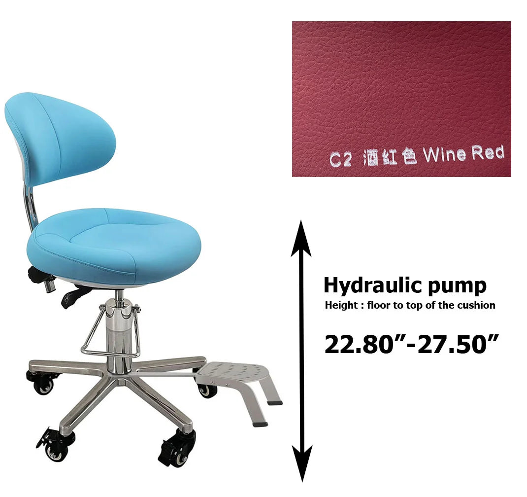 LINCHARM SC1280 Hydraulic Surgeon Chair Stool Foot Operated