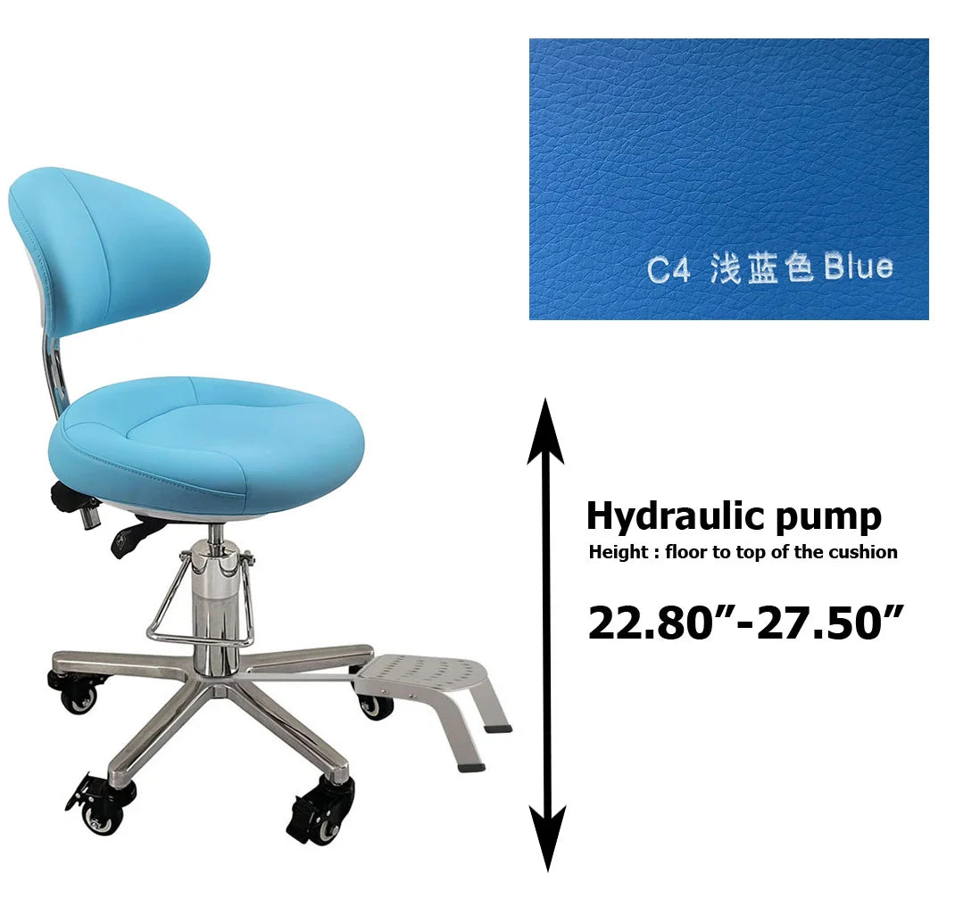 LINCHARM SC1280 Hydraulic Surgeon Chair Stool Foot Operated