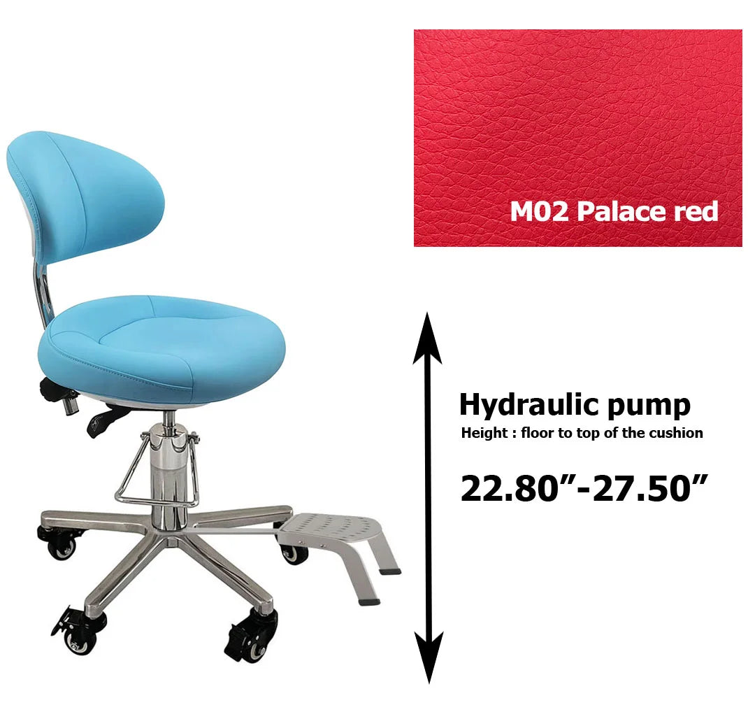 LINCHARM SC1280 Hydraulic Surgeon Chair Stool Foot Operated