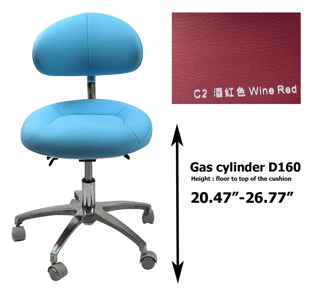 SC1280 Microfiber Dentist chair dental stools