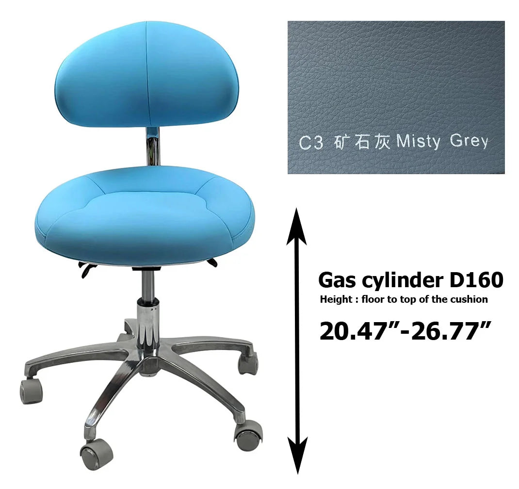 SC1280 Microfiber Dentist chair dental stools