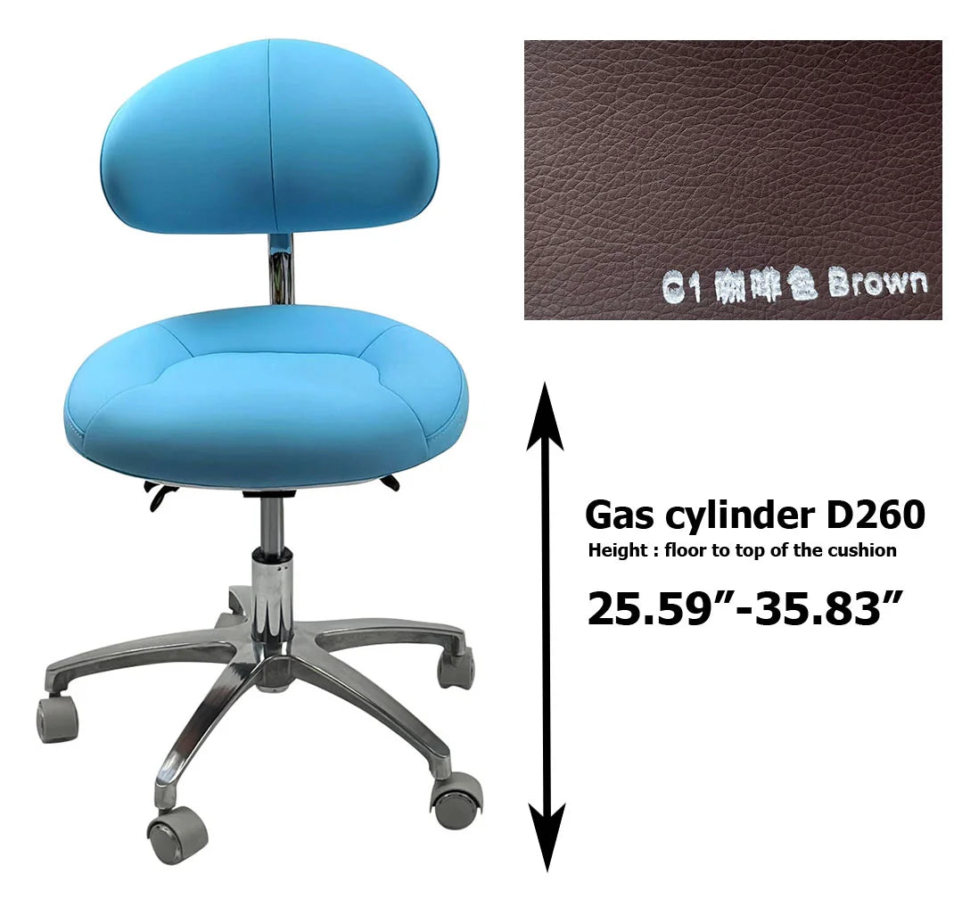 SC1280 Microfiber Dentist chair dental stools