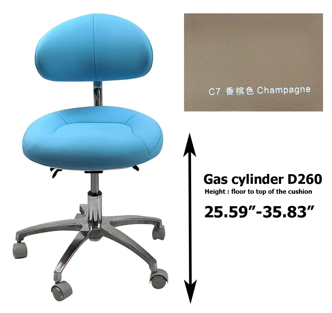 SC1280 Microfiber Dentist chair dental stools