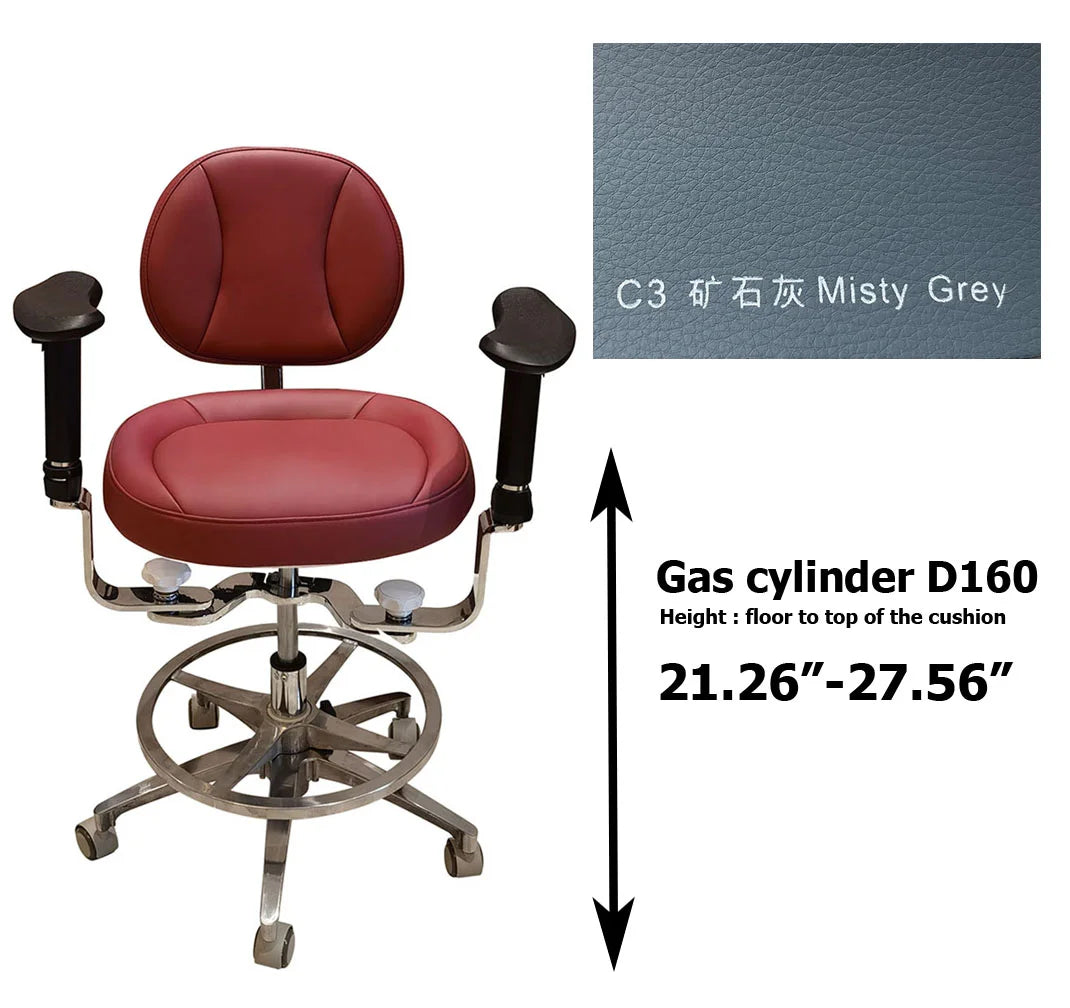 SC1291 Dental surgical chair stool, surgeon operating chair microsurgeon chair