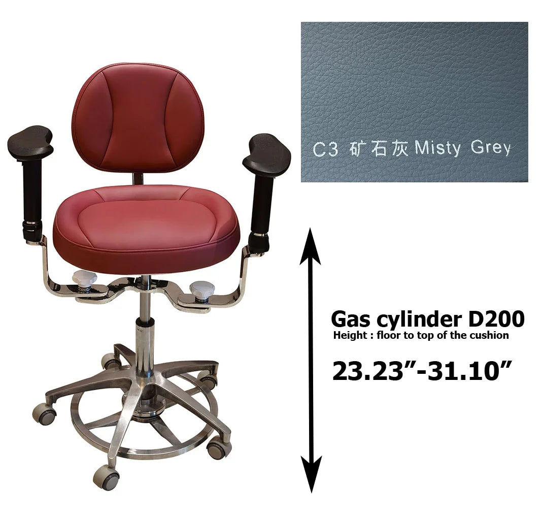 SC1291 Dental surgical chair stool, surgeon operating chair microsurgeon chair