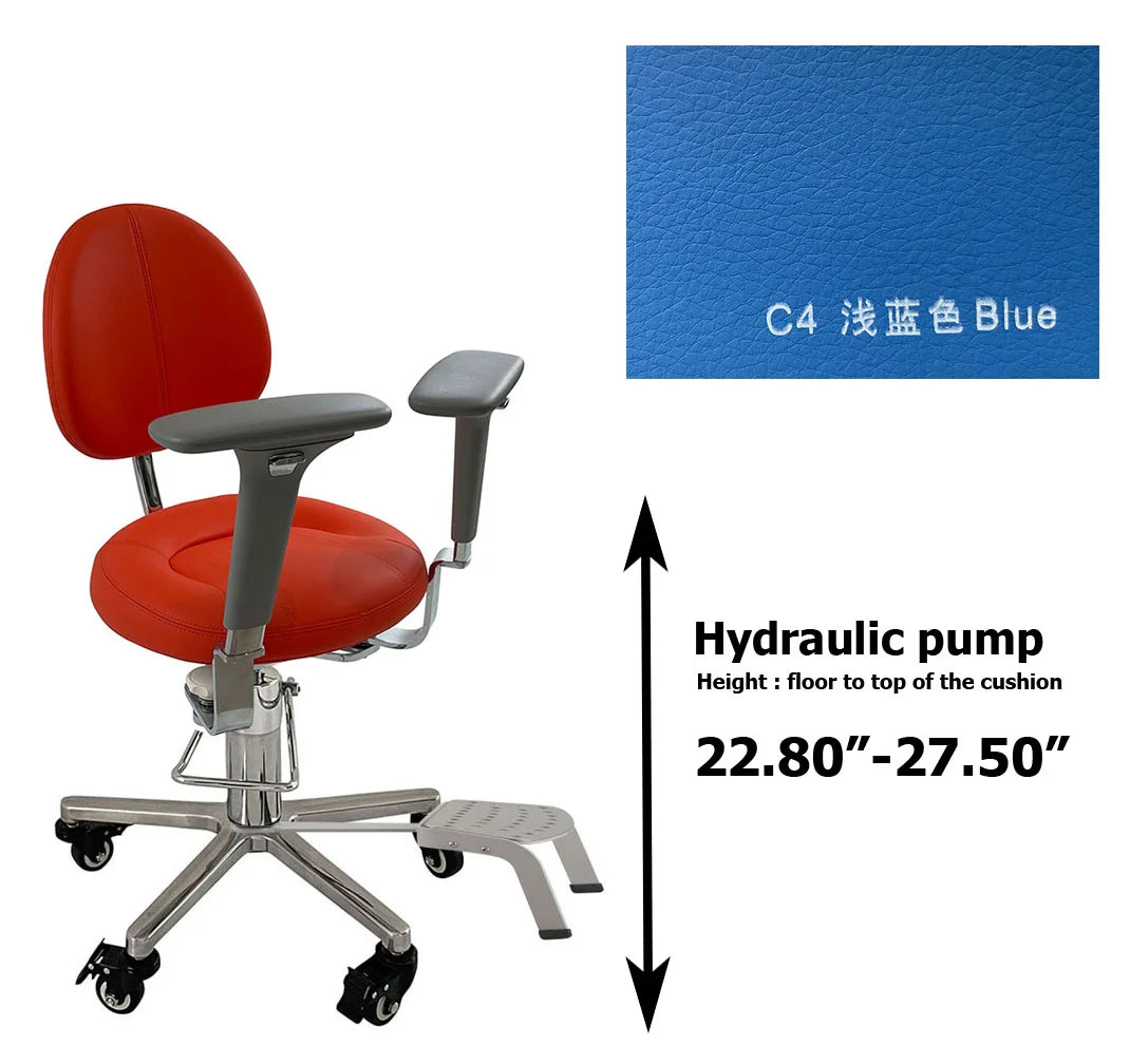 LINCHARM SC1390 Hydraulic Surgeon Chair Stool Foot Operated