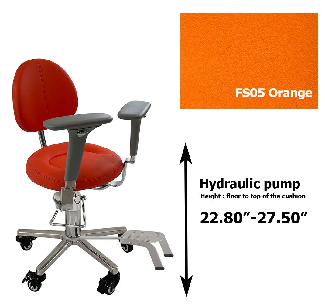 LINCHARM SC1390 Hydraulic Surgeon Chair Stool Foot Operated