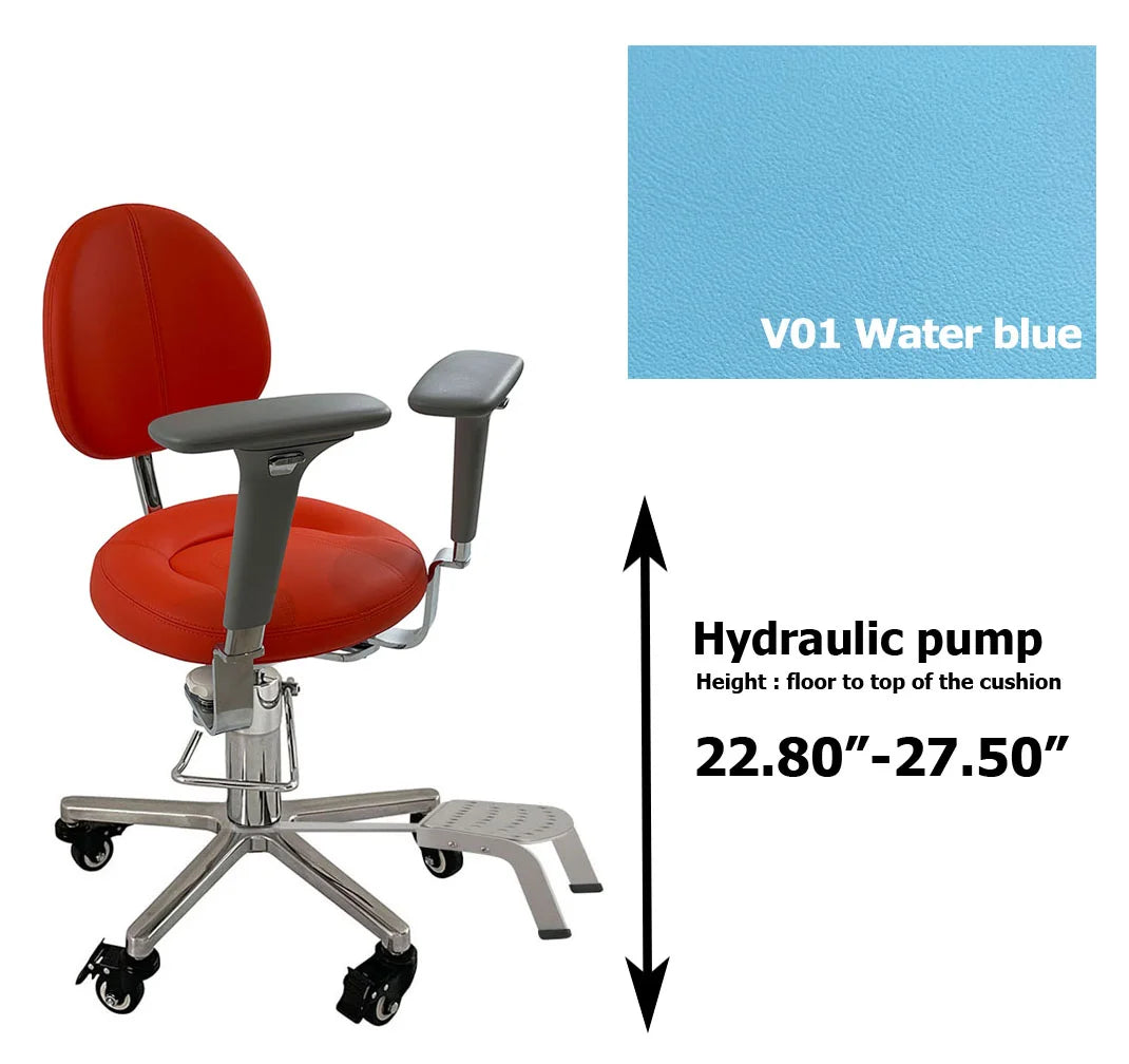LINCHARM SC1390 Hydraulic Surgeon Chair Stool Foot Operated