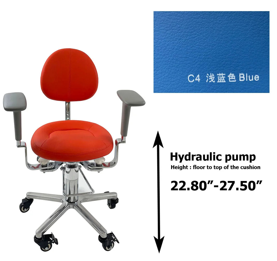 LINCHARM SC1390 Hydraulic Surgeon Chair Stool Foot Operated